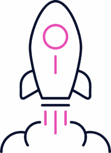 image of a rocket representing SEO