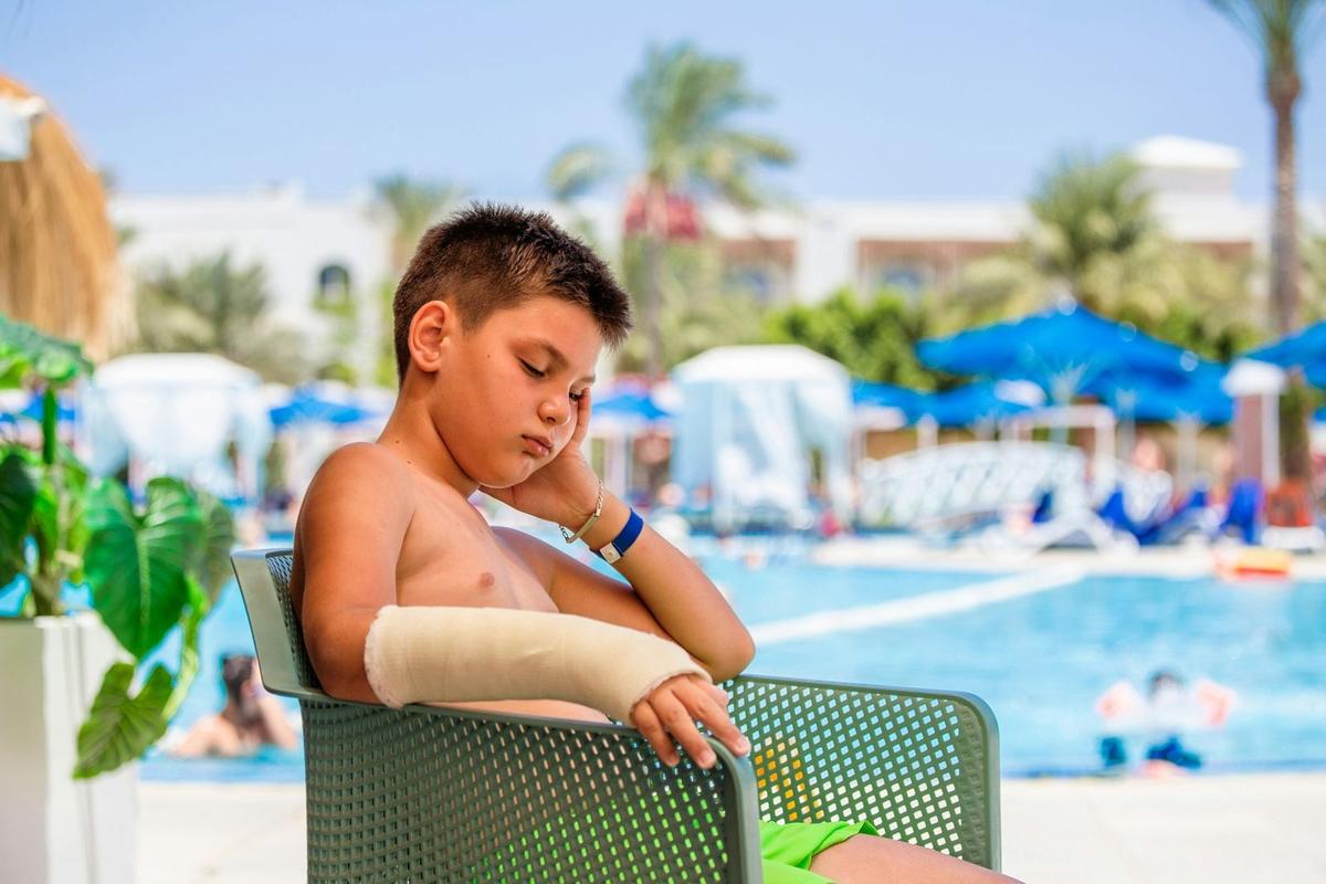 Child injured on holiday