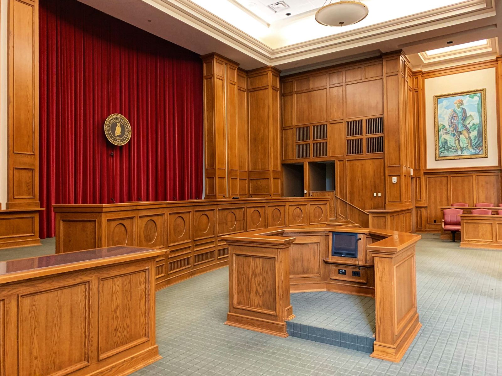 A courtroom