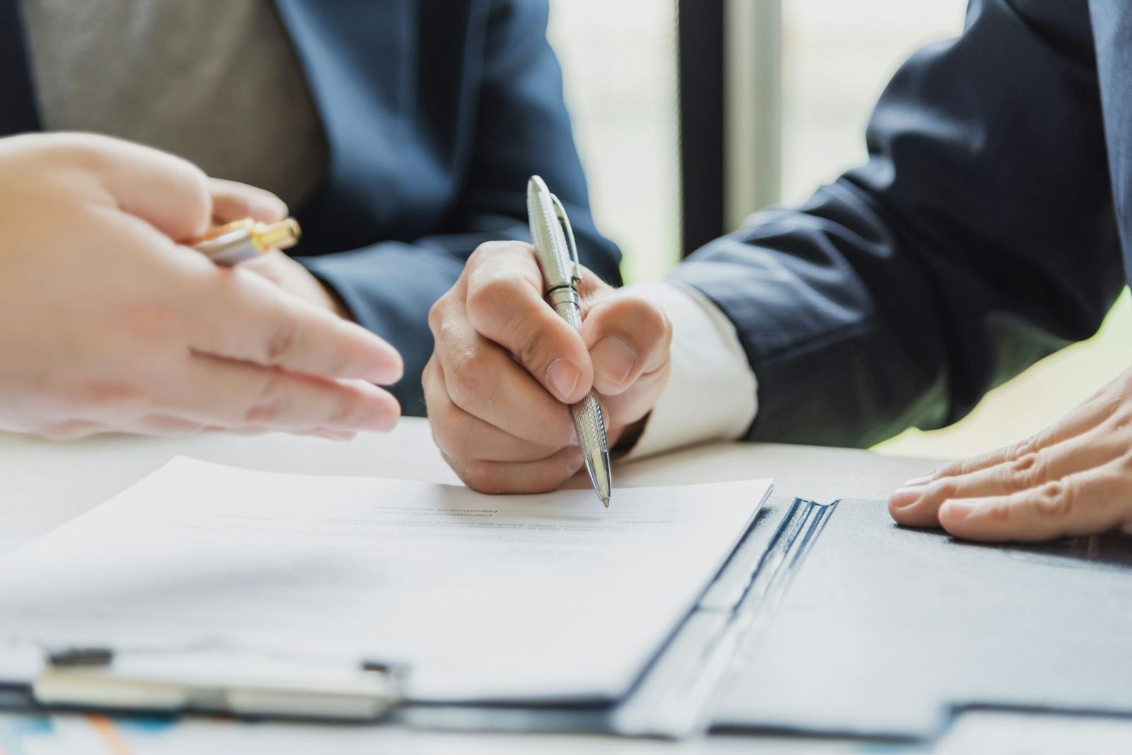 Contract signing