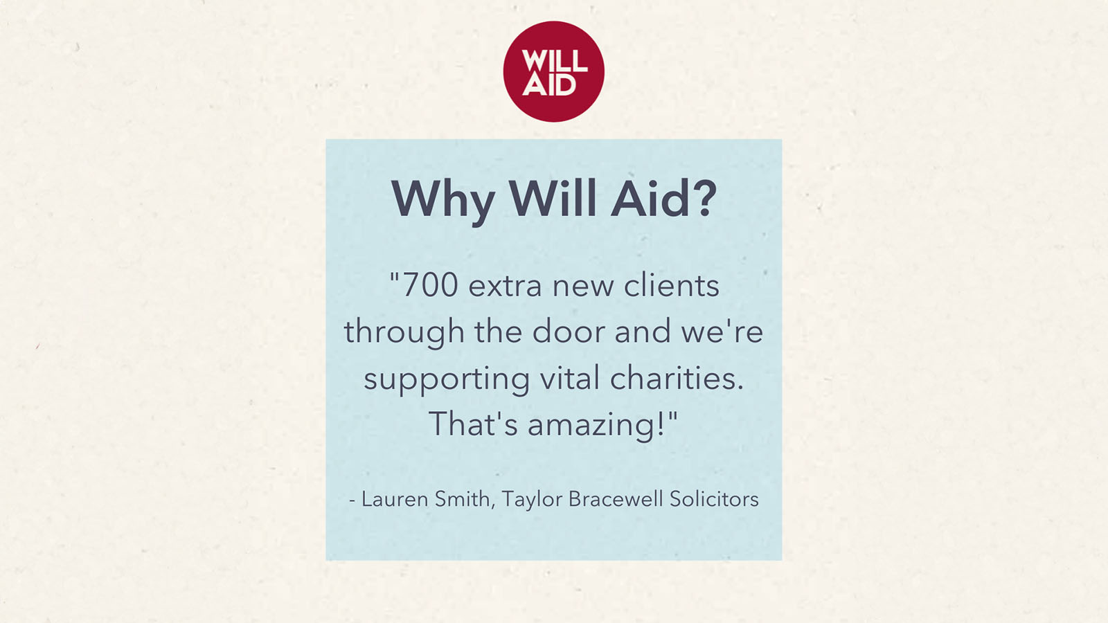 Charity Will writing campaign Will Aid is now live and receiving