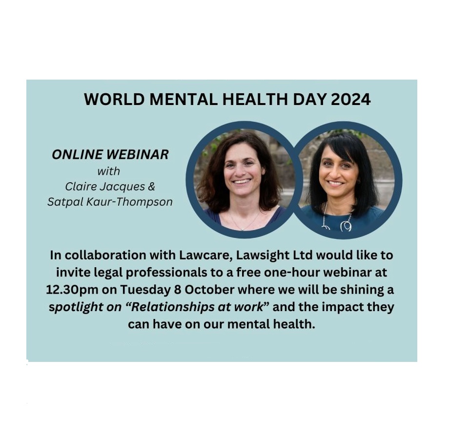 Webinar: Spotlight on relationships at work (World Mental Health Day)