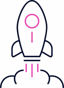 image of a rocket representing SEO