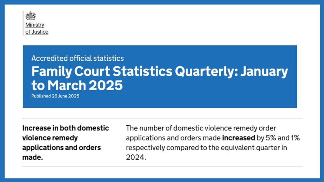 An image of the Family Law court UK statistics article