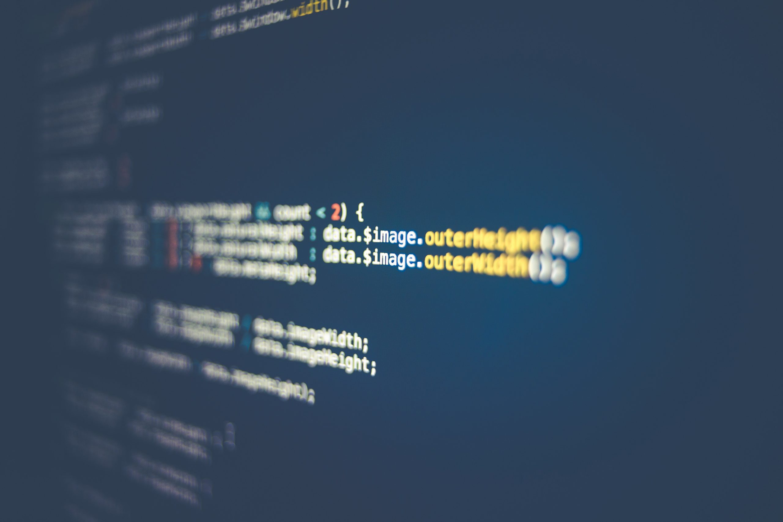 an image of coding on a computer screen to symbolise tech infrastructure