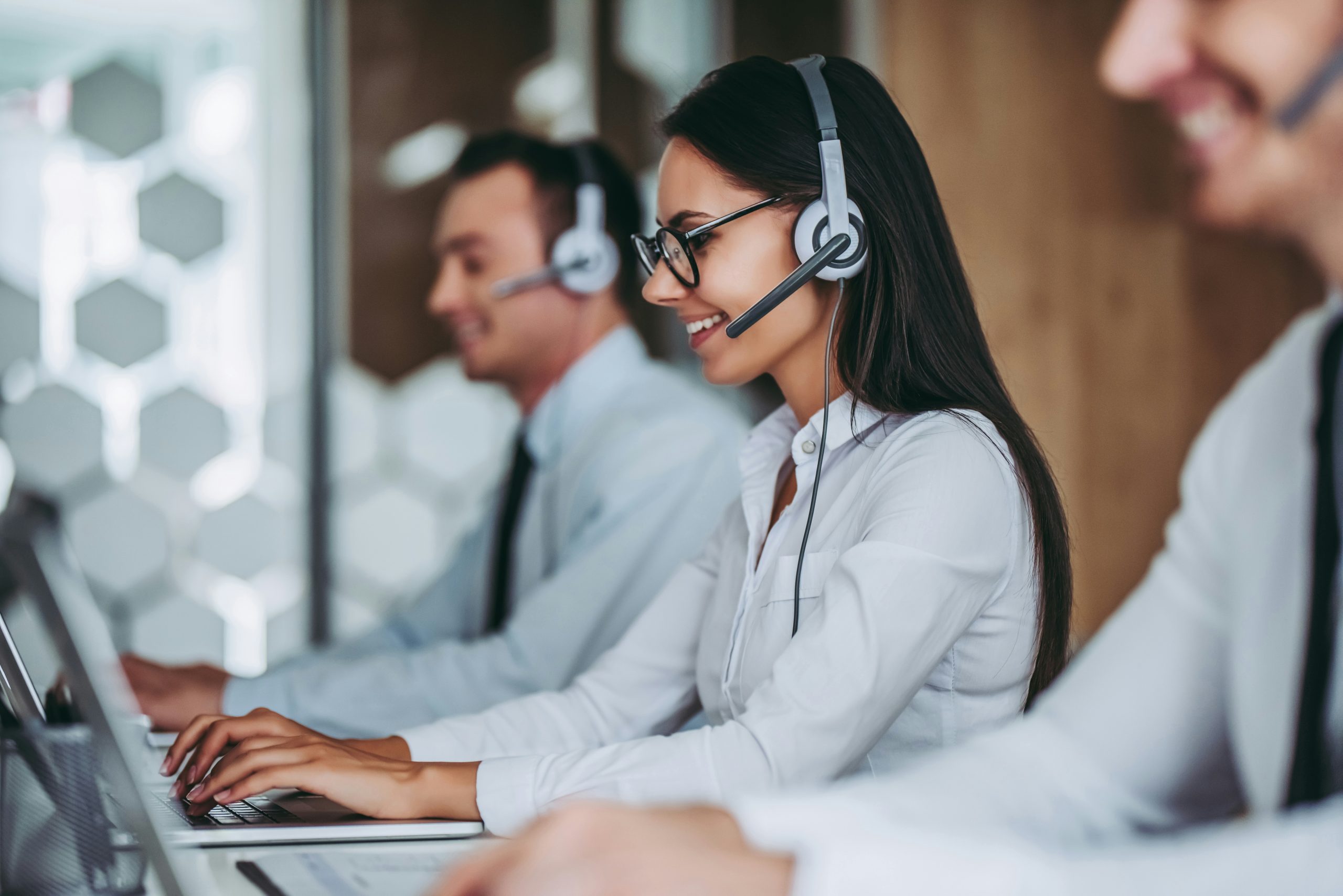An image of workers in a call centre to symbolise data breach in RAC call centre